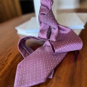 Ermenegildo Zegna Purple pattern tie